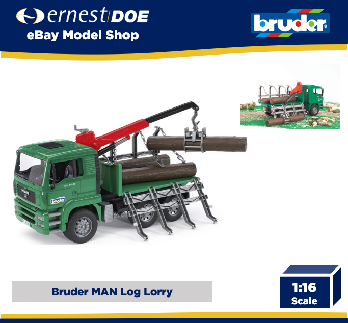 bruder log truck